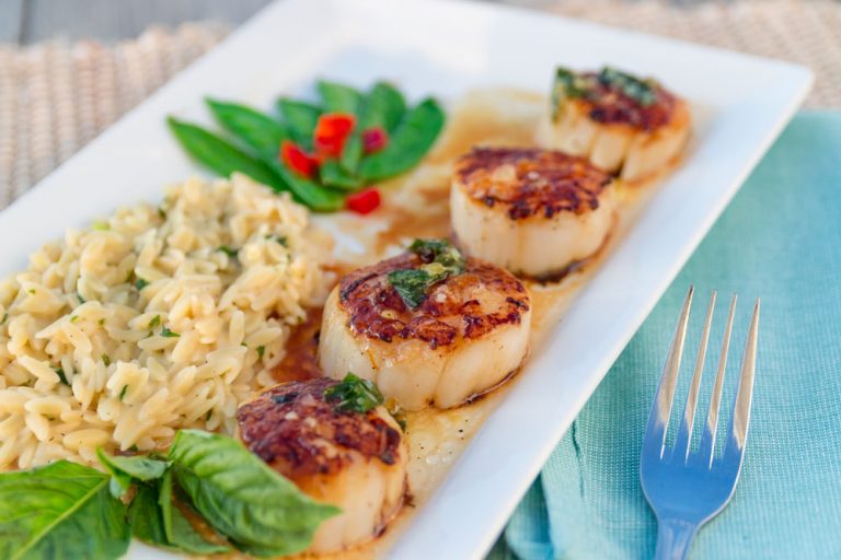 Bluewater Waterfront Grill, Seared Scallops
