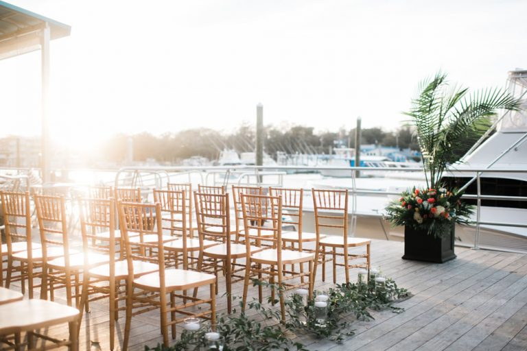 Bluewater Waterfront Grill Wedding, Wrightsville Beach. Photo Credit: Kate Supa Photography